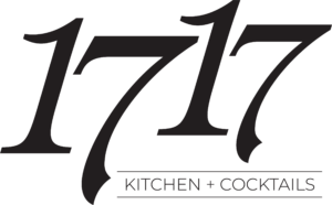 1717 Kitchen + Cocktails Logo Black