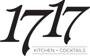 1717 Kitchen + Cocktails Logo Black